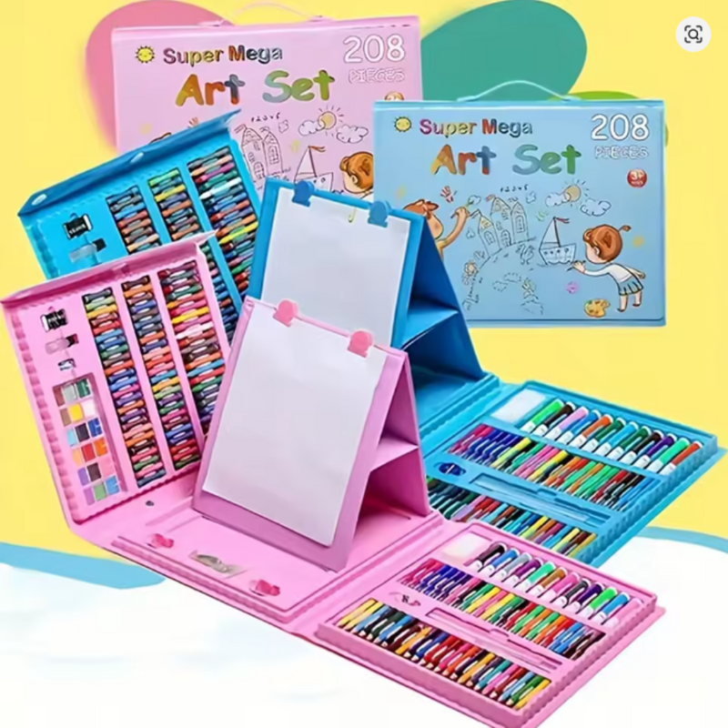 Combo Mega Art 208 Peças + BRINDE (4 Livrinhos bobbie goods Grátis)